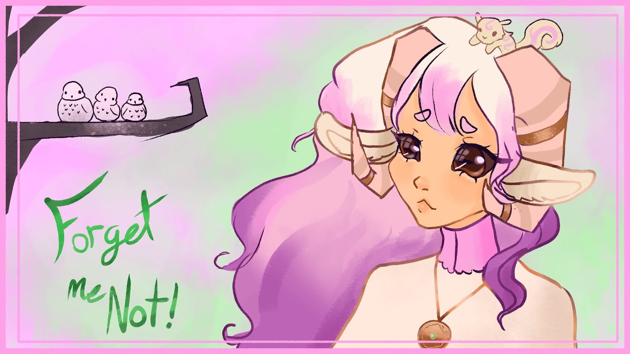 Forget Me Not Speed Paint and DND Backstory Story Time!