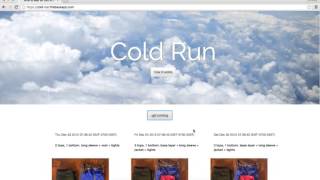 Cold Run - Galvanize Full Stack Program g17 front-end personal project screenshot 4