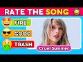 Rate the song   2023 top songs tier list  music quiz 3