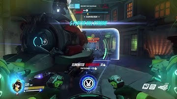 D.Va Quintuple Kill! Season 2 Overwatch Competitive Highlight