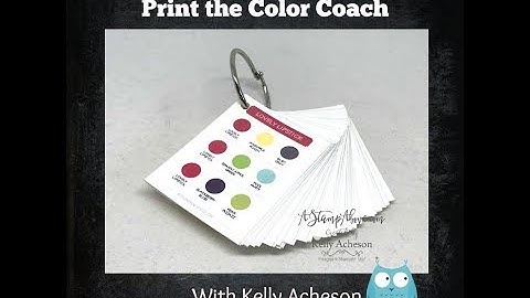 Make a Color Coach Tool