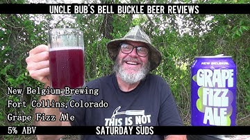 Saturday Suds - New Belgium - Grape Fizz Ale 5%