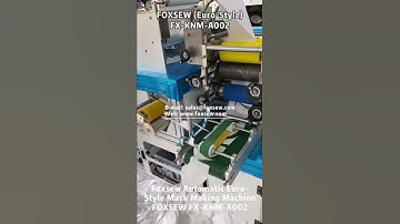 Automatic Euro-Style Face Mask Making Machine
