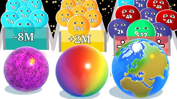 Ball Run 2048 in Infinity Mod vs Level Up Runner / 2048 ball run Gameplay Walkthrough New part #5