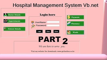 VB net Projects  Hospital Management System Vb net Part 2