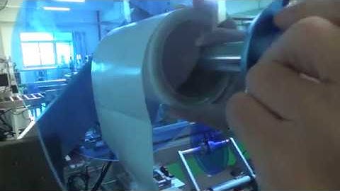 How to thread labels tutorial tabletop oil can labeling machine