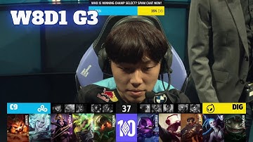 C9 vs DIG | Week 8 Day 1 S12 LCS Spring 2022 | Cloud 9 vs Dignitas W8D1 Full Game