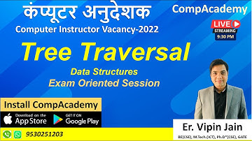 Tree Data Structure | Computer Instructor Notification | Computer Teacher Vacancy in Rajasthan