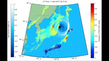 GTEWS - Tsunami detection by GNSS caused by Tohoku earthquake