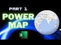 Excel 2019 Power Map Tutorial - Part:1