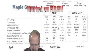 Maple Grove MN real estate realtor market update May 2013