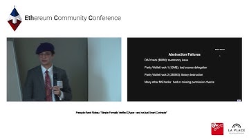 François-René Rideau: "Simple Formally Verified DApps—and not just Smart Contracts"