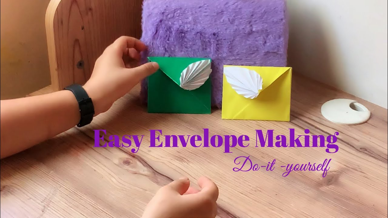 How To Make Envelope Easy Origamiwith Paper Youtube