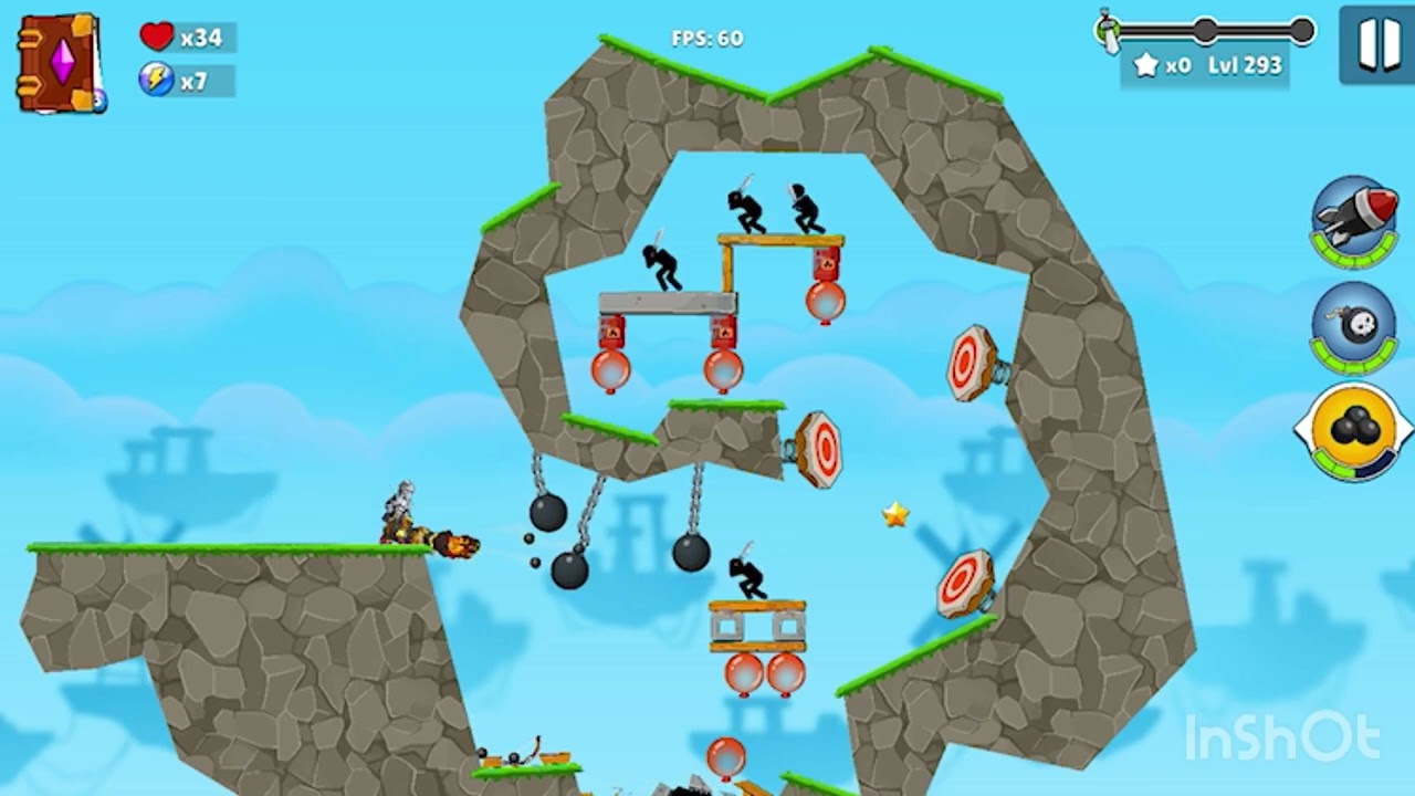 Bomb stick. Level 290-295