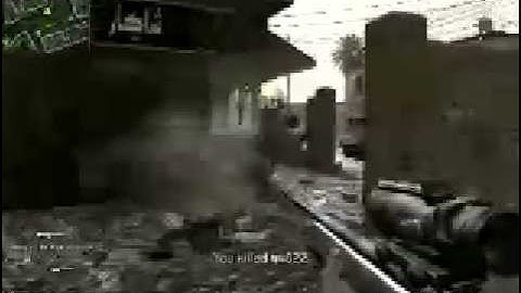 Call of duty 4 no scope montage (Unhuman)