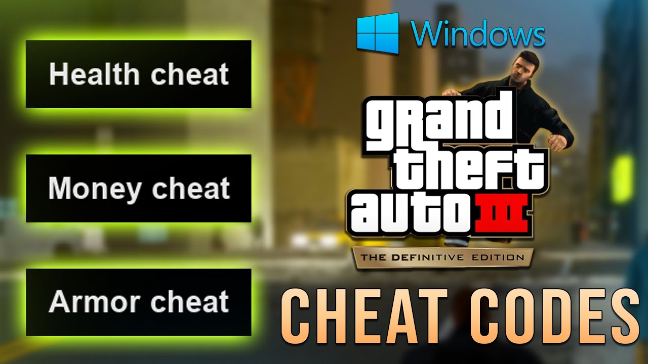 GTA 3 Cheat Codes for PC: Money, armour, and health cheats