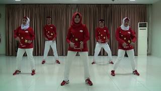 VIA VALLEN 'MERAIH BINTANG' DANCE IN RSCM | ASIAN GAMES 2018  SONG | Choreo by dicahideto