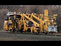 Track maintenance equipment part 1 equipment parked