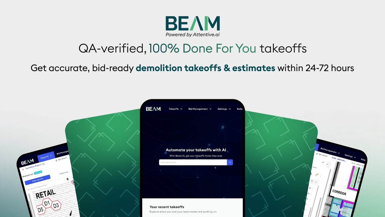AI-Powered Demolition Takeoffs with Expert QA | Beam AI DFY Demo