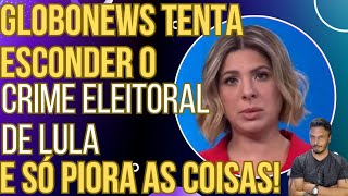 GloboNews tenta esconder evento vazio e CR1ME eleitoral de Lula e só piora as coisas!