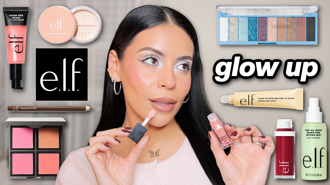 Winter Glow Up Using Only e.l.f. Makeup 😍❄️