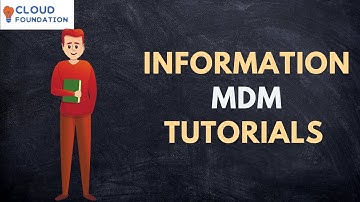 Informatica MDM Training | Informatica MDM course | MDM Tutorial for Beginners | Cloudfoudation