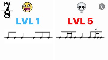 5 Increasingly Complex 7/8 Rhythm Exercises 🔥
