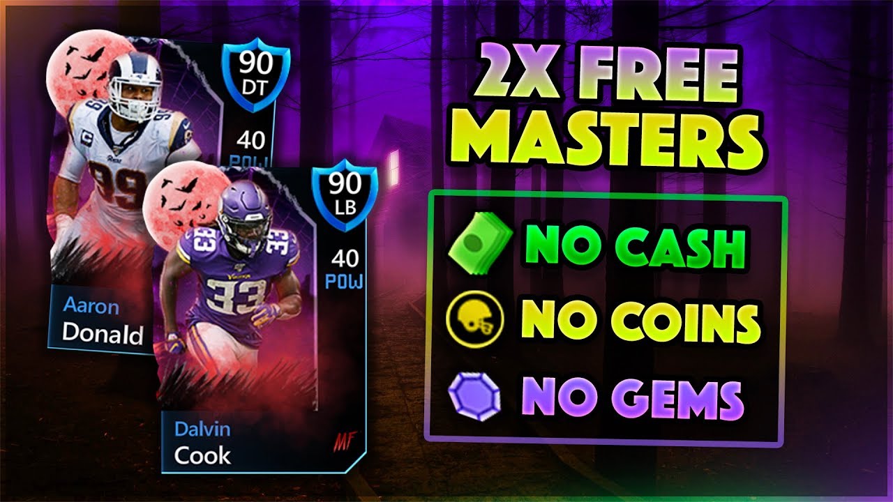 HOW TO GET FREE MOST FEARED MASTERS!! NO CASH, COINS, OR