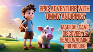 Magical Cave Discovery and Heartwarming Friendship #storytime #pig #piggy #storytelling #nightstory