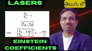 “Einstein Coefficients Explained | Engineering Physics”