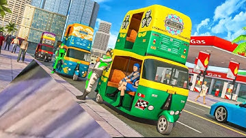 offroad tuk tuk auto Rickshaw Driving Simulator - Android gameplay