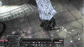crazy ass kill with throwing knife (call of duty black ops)