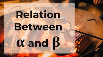 relation between alpha and beta in thermal expansion