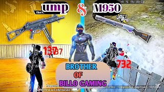 1 Vs 4 Only Ump And M950 To Playing Full Match Of Br - Ranked Brother Of Billo Gaming 🗿| Jr Astatine