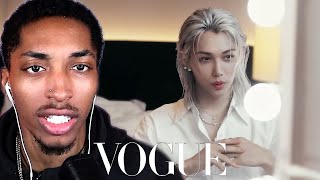 VexReacts To Stray Kids's Felix Gets Ready for the Louis Vuitton Show in Barcelona