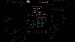 Maths short trick Day 11/500 ascending order #maths #short trick #exam #mathematics #Exam#government
