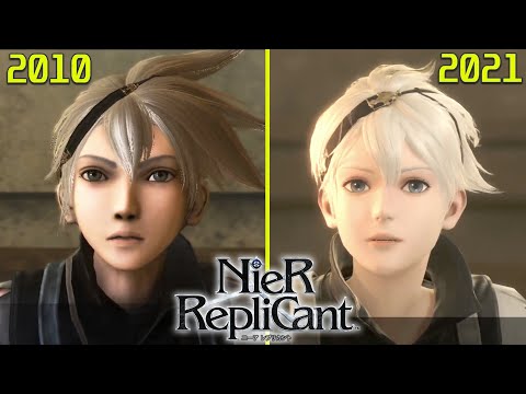 Nier Replicant (????????? ) Original PS3 vs PS4 Remaster Early Graphics Comparison (NEW GAMEPLAY)