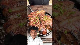 Peter Luger style poterhouse steak #shortvideo #streetfood #indianfood #seafood #viral #chicken