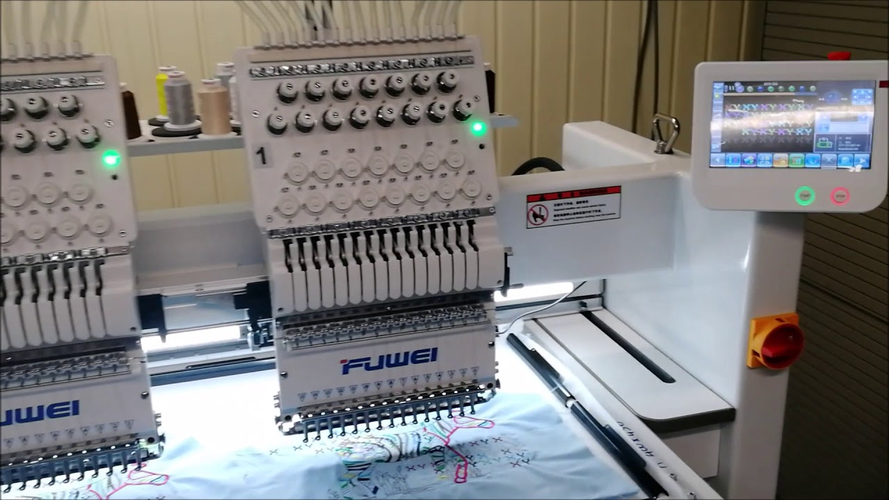 Machine à broder Fuwei 1502C 2 têtes