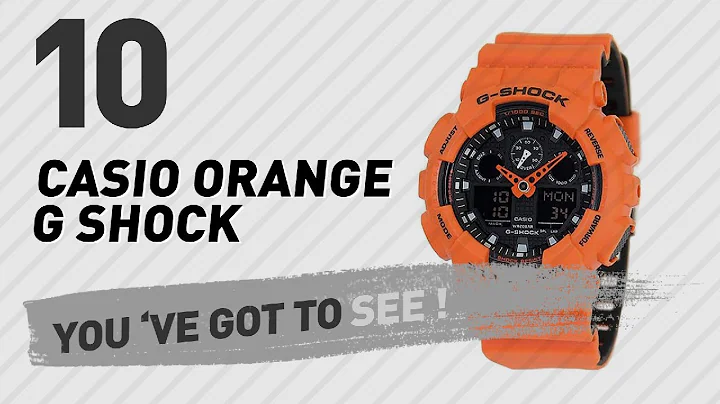 Casio Orange G Shock Top 10 // New & Popular 2017