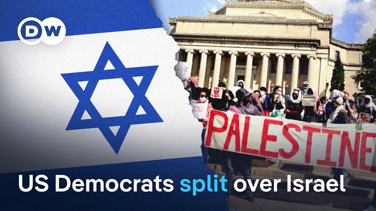 US Democrats divided over US support for Israel | DW News
