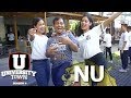 NU Volleyball team in Campus Hacks | UTOWN