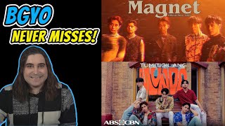 Reacting to BGYO "Tumitigil Ang Mundo & Magnet" MVs + performance videos!