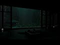 Deep Forest Cabin Rain Ambience | No Ads Relaxing Dark Bedroom Sounds for Restful Sleep All Night
