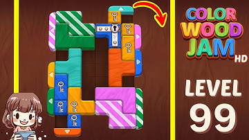 Color Wood Jam Level 99 Solution Walkthrough