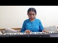 Saranga Dariya ||సారంగ దరియా|| song by Srihaasini on Keyboard.