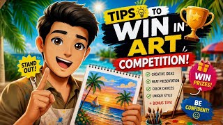 How to win online art competition 😜 (Pro tips)