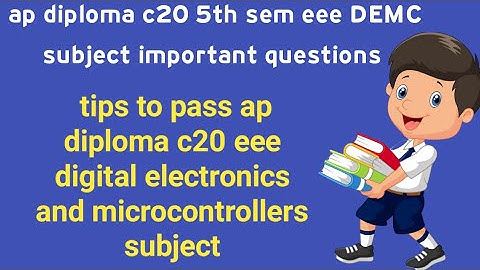 ap diploma c20 EEE 5th sem DEMC important questions| tips to pass  ap diploma c20 demc subject|