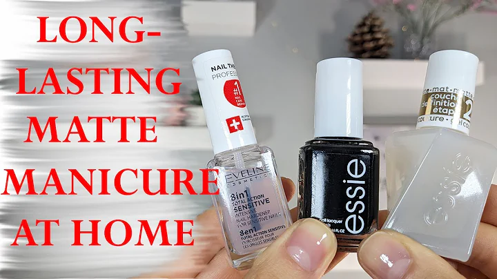 THE BEST MATTE TOP COAT I'VE EVER TRIED | Matte Manicure at Home | Speed Review