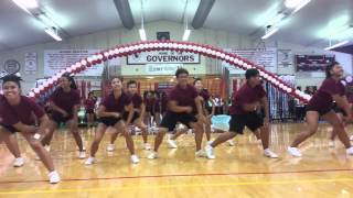 Farrington high school cheerleaders homecoming